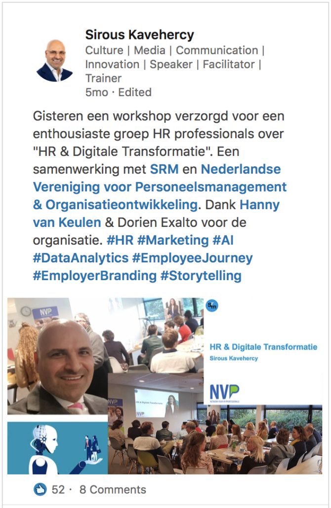 Workshop HR and Digital Transformation - Sirous Kavehercy