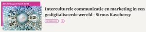 Online Workshop Interculturele Communicatie