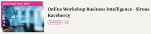 Online Workshop Business Intelligence